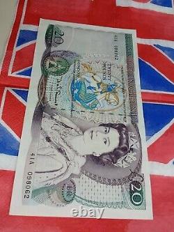 Somerset £20 Shakespeare A Prefix Banknote First With The Stardust Thread