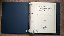 The Historic Silver Bank Note Collection Silver Bank Notes in Folder + COA