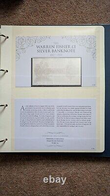 The Historic Silver Bank Note Collection Silver Bank Notes in Folder + COA