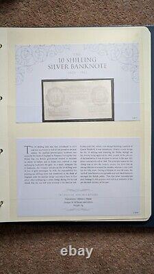 The Historic Silver Bank Note Collection Silver Bank Notes in Folder + COA