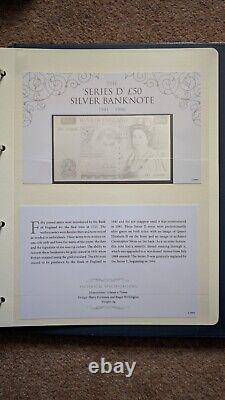 The Historic Silver Bank Note Collection Silver Bank Notes in Folder + COA