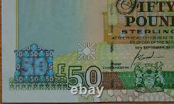 The Royal Bank of Scotland, £50 pounds, 2005, serial no. RBS 12204