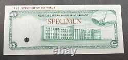 Trinidad and Tobago specimen Banknote P31