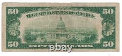 U. S. (Detroit, MI) Series of 1929 $50.00 National Currency Banknote