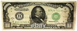 United States Genuine $1,000 1934. One Thousand Dollar. Rare Banknote. High Grade