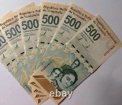 VENEZUELA 500 DIGITALES 2024 New 500 Million Bolivar Series 5 Pcs