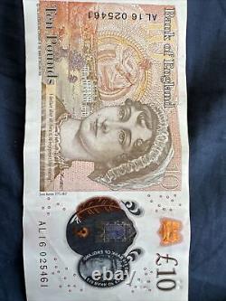 VERY Very Rare 10£ Note A