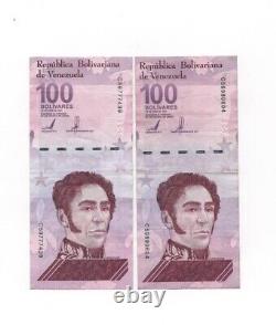 Venezuela 100 Digitales Bolivars Million Qty 2 Pcs Used 2021 Bolivares