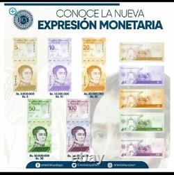 Venezuela 100 Digitales Bolivars Million Qty 2 Pcs Used 2021 Bolivares