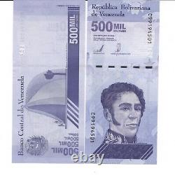 Venezuela 500 Mil Bolivar Soberano 2020 UNCIRCULATED qty 20 PCS NEW Currency