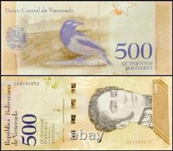 Venezuela Bolivares (1,000) 500 Soberano Banknote Bricks Circ. USA Seller