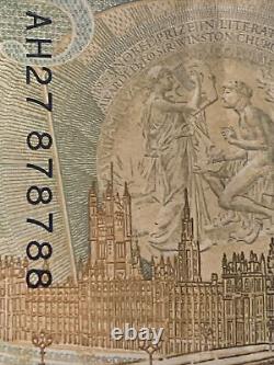 Very Rare Bank Of England 5 Pound £5 Note With Very Rare Serial Number Pattern