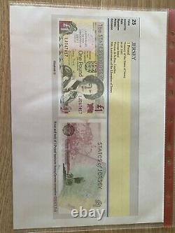 Very Rare Jersey Minted £1 Collectors Note