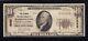 Washington DC, Charter #3625, 1929, $10.00 Type -1, 50 Notes Reported