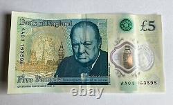 Wow Polymer £5 Note AA01