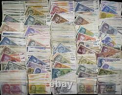 Yugoslavia LOT 1000+ Banknotes Dinara 40+ different HYPERINFLATION 70s-90s VG-XF