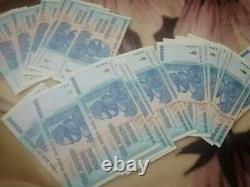 ZIMBABWE $100 Trillion, P91, Banknote 1/2 Bundle UNC (2 of 3)