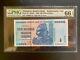Zimbabwe 100 Trillion Banknote ZA Replacement 2008 P-91 PMG-66 EPQ GEM UNC