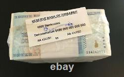 Zimbabwe 100 Trillion Brick 1000 Notes Mint UNC Investment