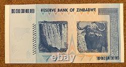 Zimbabwe 100 Trillion Dollar Banknote