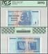 Zimbabwe 100 Trillion Dollars Banknote, 2008, P-91, PCGS 68