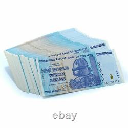 Zimbabwe 100 Trillion Dollars Banknote Currency Uncirculated 2008