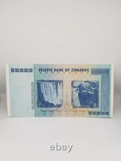 Zimbabwe Banknote, $100 Trillion Dollars, AA Series, 2008 UNC Authentic