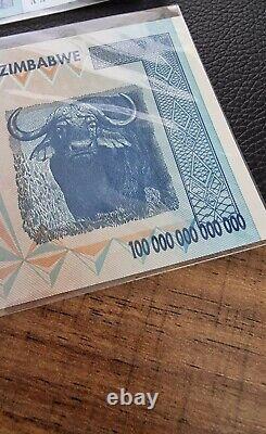 Zimbabwe Banknote. 100 Trillion Dollars. Unc. Dated 2008. P91